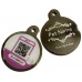 Smart Metal Engraved Pet Tag with Collar